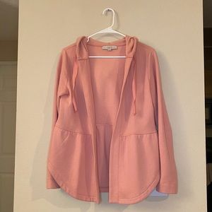 Soft Pink Peplum Jacket